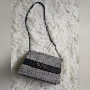 Guess Crossbody Bag, Brooker Logo Flap. Lightly worn